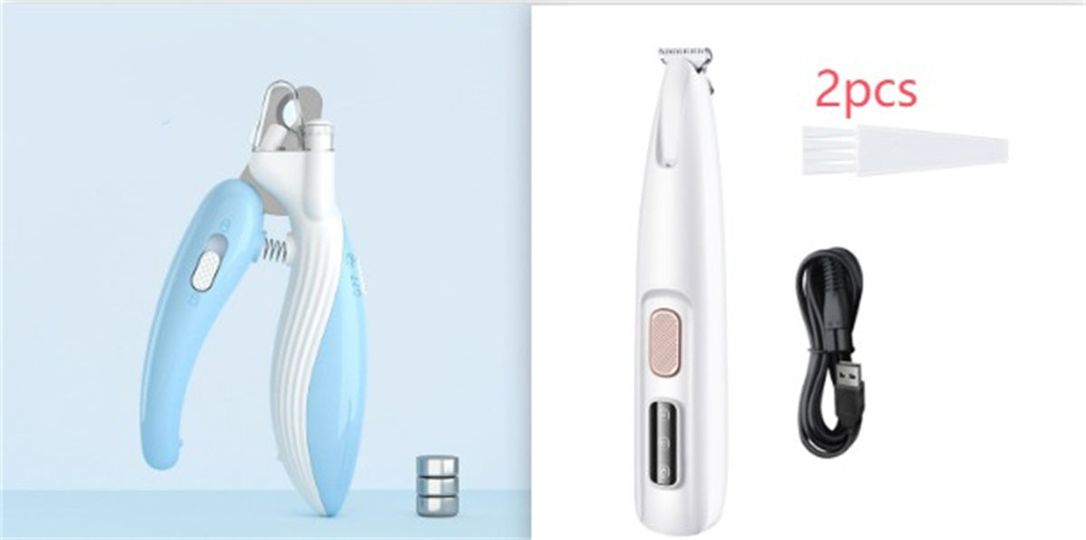 (Copy) Pets Dog Paw Trimmer With LED Light Fully Waterproof Pet Hair Trimmer With LED Display Dog Clippers For Grooming Widen Blade
