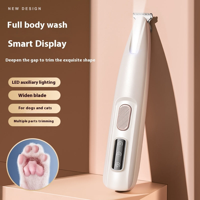 (Copy) Pets Dog Paw Trimmer With LED Light Fully Waterproof Pet Hair Trimmer With LED Display Dog Clippers For Grooming Widen Blade