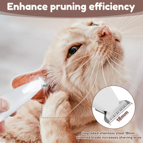 (Copy) Pets Dog Paw Trimmer With LED Light Fully Waterproof Pet Hair Trimmer With LED Display Dog Clippers For Grooming Widen Blade