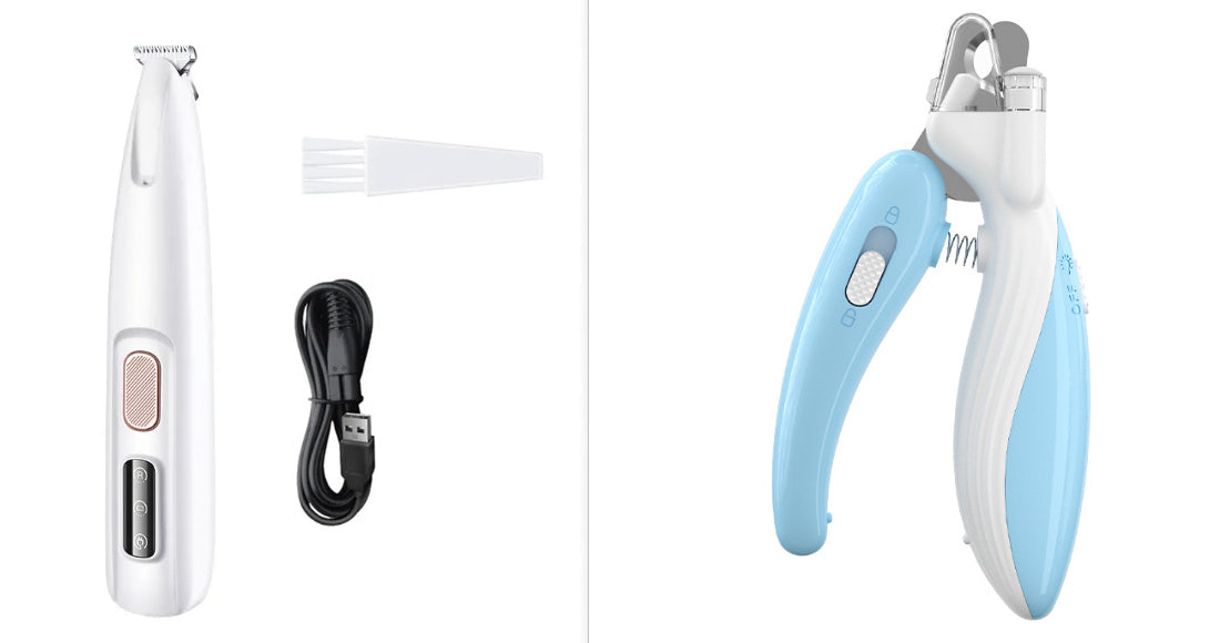 (Copy) Pets Dog Paw Trimmer With LED Light Fully Waterproof Pet Hair Trimmer With LED Display Dog Clippers For Grooming Widen Blade